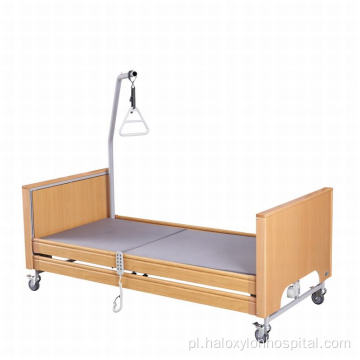 Elektryczne drewniane łóżko szpitalne łóżko pielęgniarskie